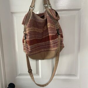 World Market Tan and Brown Women's purse